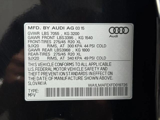 2015 Audi Q7 3.0 TDI Premium