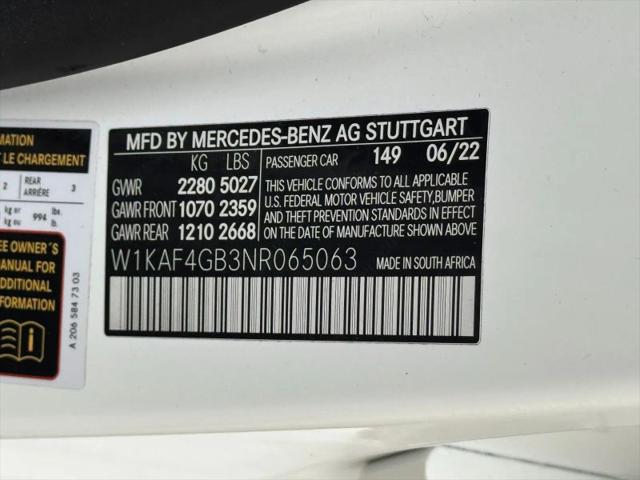 2022 Mercedes-Benz C-CLASS C 300 Sedan