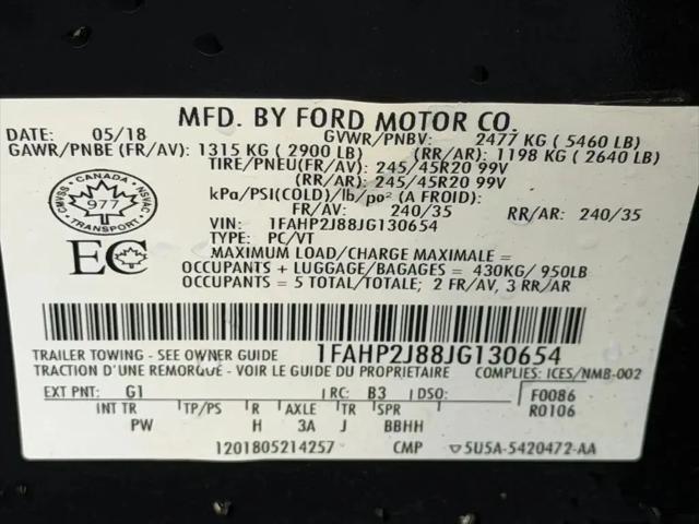 2018 Ford Taurus Limited