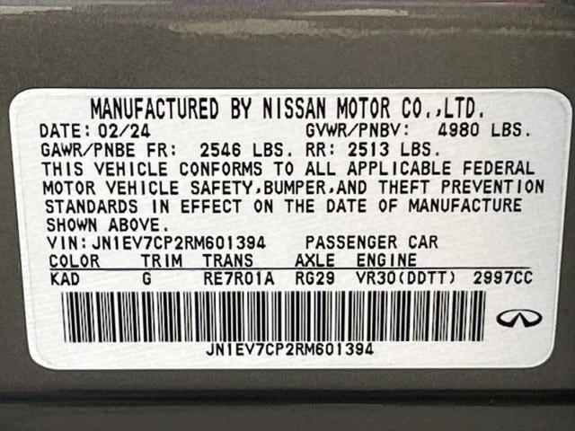 2024 INFINITI Q50 SENSORY