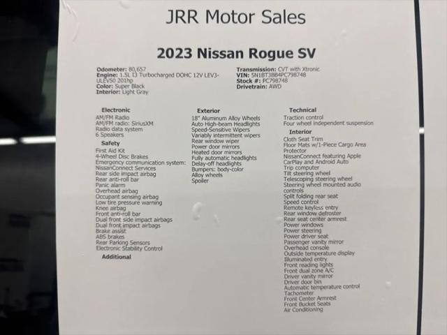2023 Nissan Rogue SV Intelligent AWD