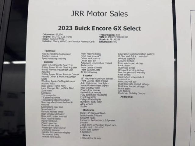 2023 Buick Encore GX Select FWD