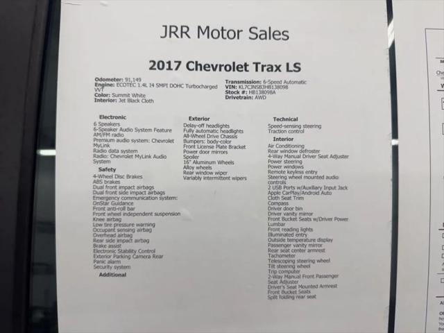 2017 Chevrolet Trax LS