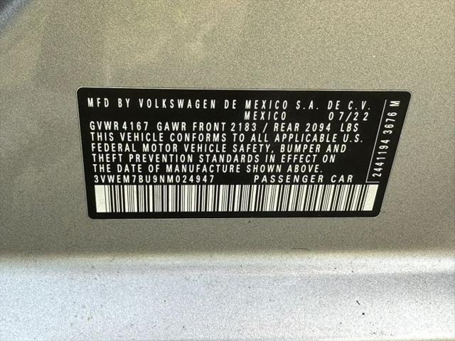 2022 Volkswagen Jetta 1.5T SE