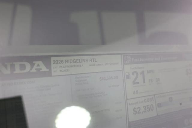 2026 Honda Ridgeline RTL
