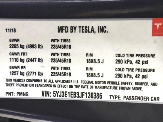 2018 Tesla Model 3 Performance