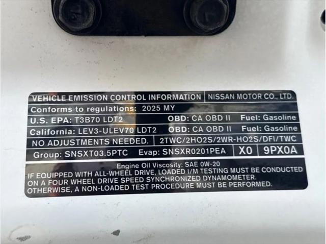 2025 Nissan Pathfinder SV FWD