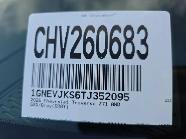 2026 Chevrolet Traverse AWD Z71