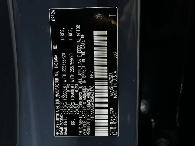 2024 Toyota Grand Highlander Limited