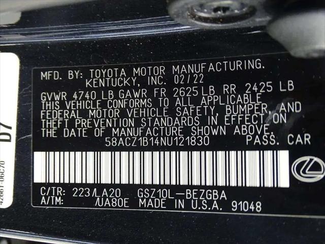 2022 Lexus ES 350 ES 350