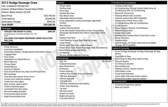 2013 Dodge Durango Crew