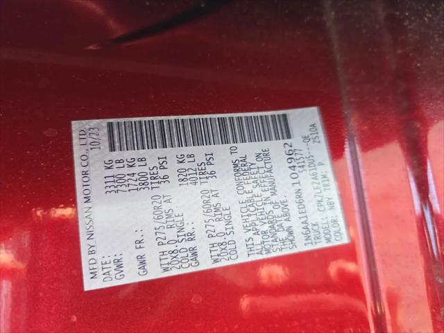 2024 Nissan Titan Crew Cab Platinum Reserve 4x4