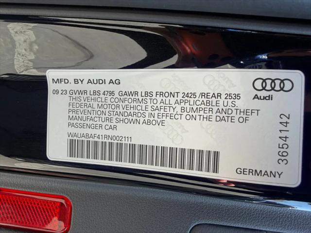 2024 Audi A4 Premium 40 TFSI quattro S tronic