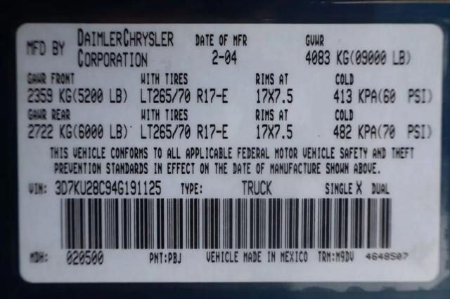 2004 Dodge Ram 2500 SLT/Laramie