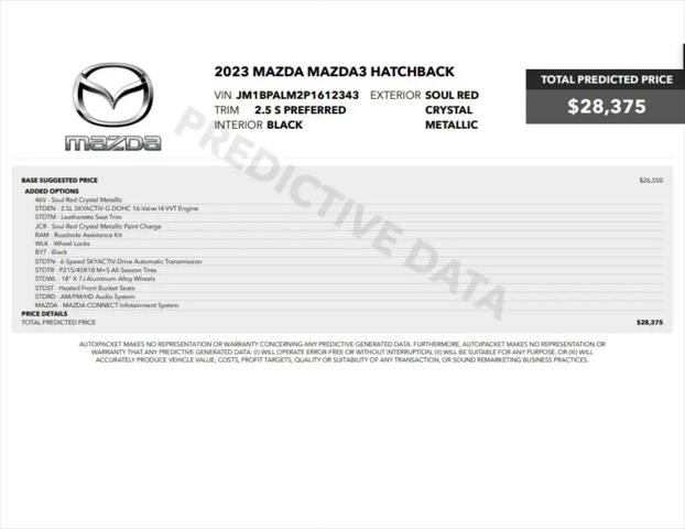 2023 Mazda Mazda3 2.5 S Preferred