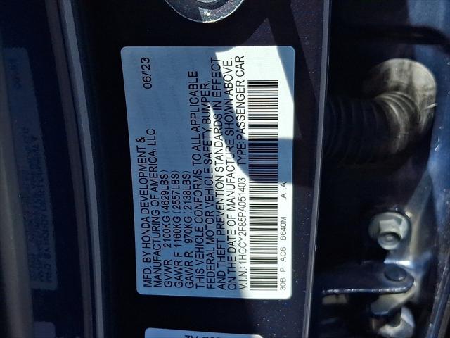 2023 Honda Accord Hybrid Touring