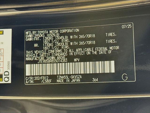 2025 Toyota 4Runner TRD Off Road