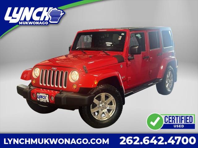 2017 Jeep Wrangler Unlimited Sahara for sale in Mukwonago, WI