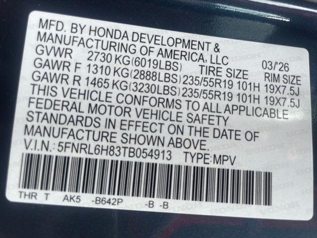 2026 Honda Odyssey Touring