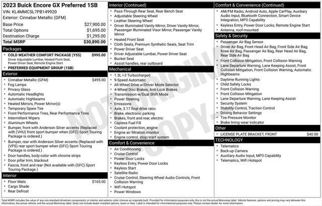 2023 Buick Encore GX Preferred AWD