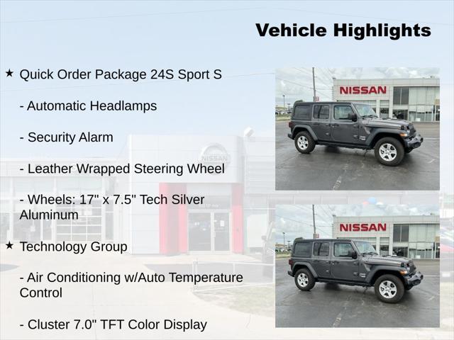 2018 Jeep Wrangler Unlimited Sport S 4x4