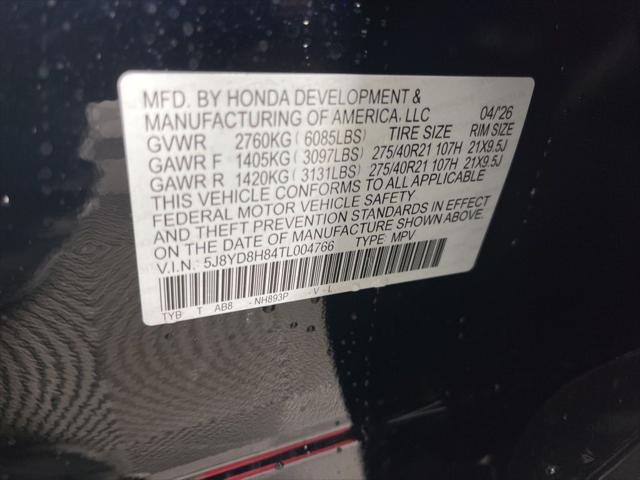 2026 Acura MDX Type S Advance Package
