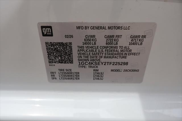 2026 Chevrolet Silverado 3500HD Crew Cab, Long Bed, WT Dual Rear Wheel, RWD