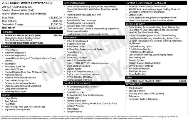 2025 Buick NV Preferred FWD for sale in Tomball, TX