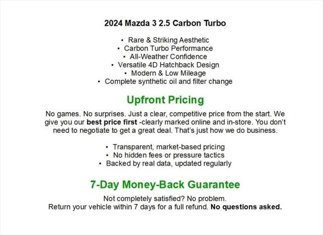 2024 Mazda Mazda3 2.5 Carbon Turbo for sale in Green Bay, WI