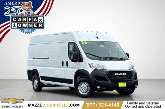 2026 Ram ProMaster 2500 Cargo Van Tradesman High Roof 159" WB w/Pass Seat for sale in Vacaville, CA