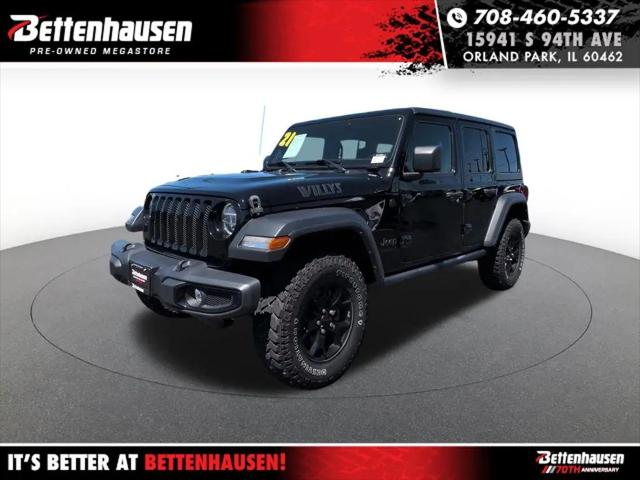 2021 Jeep Wrangler Willys 4x4 for sale in Orland Park, IL