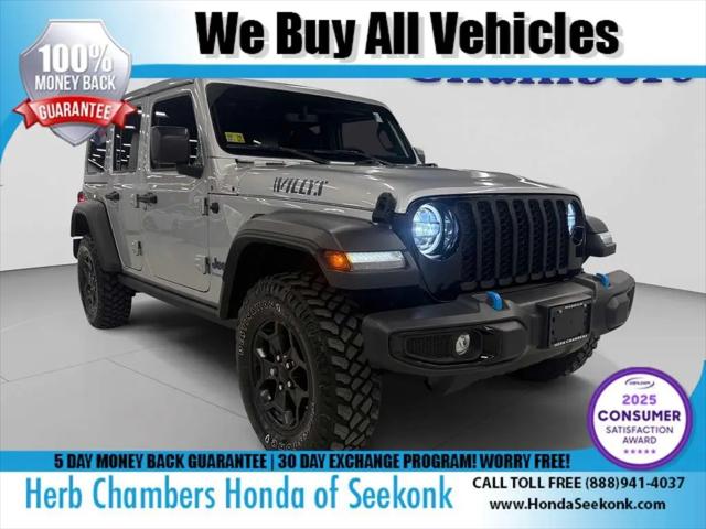 2023 Jeep Wrangler 4xe 4x4 for sale in Seekonk, MA