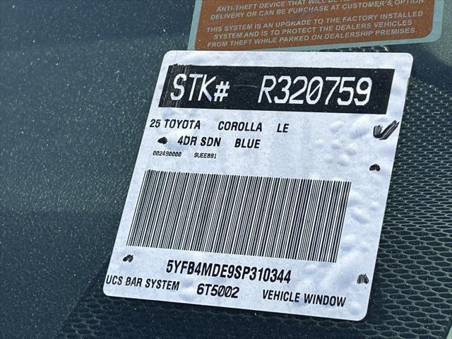 2025 Toyota Corolla LE