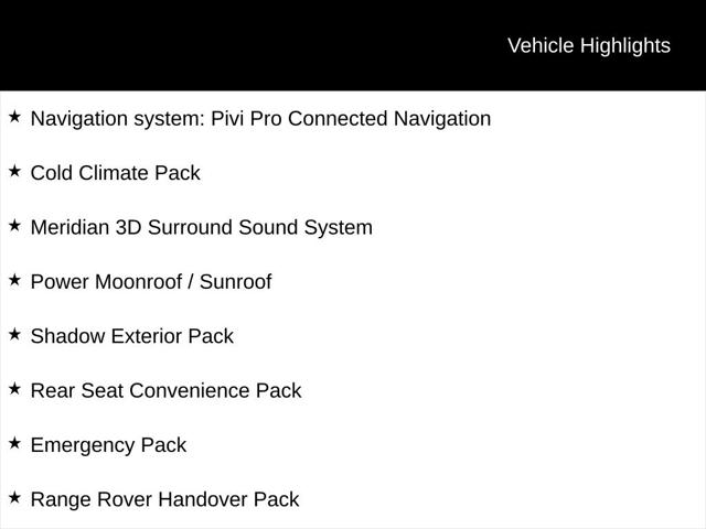 2026 Land Rover Range Rover P400 SE