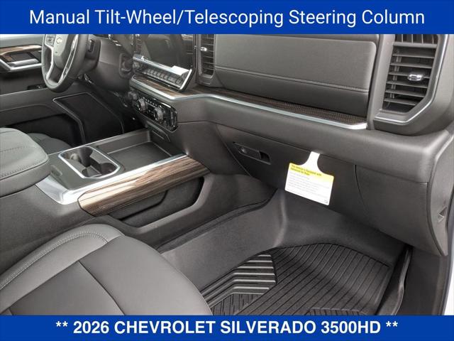 2026 Chevrolet Silverado 3500HD Crew Cab, Standard Bed, LT, 4WD