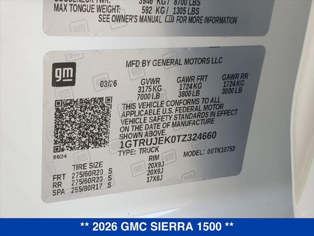2026 GMC Sierra 1500 Double Cab, Standard Bed, Elevation, 4WD