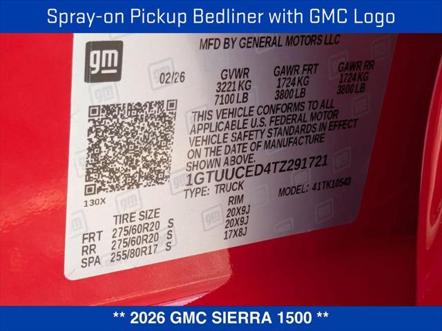 2026 GMC Sierra 1500 Crew Cab, Short Bed, Elevation, 4WD