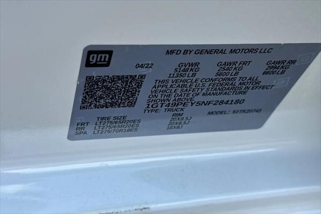 2022 GMC Sierra 2500HD 4WD Crew Cab Standard Bed AT4