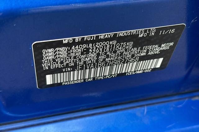 2017 Subaru WRX Base