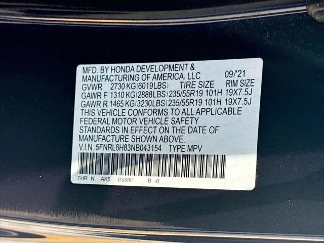 2022 Honda Odyssey Touring