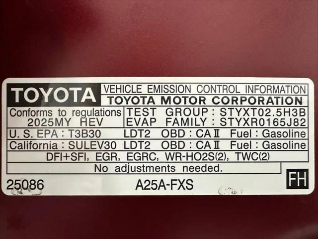 2025 Toyota RAV4 Hybrid LE