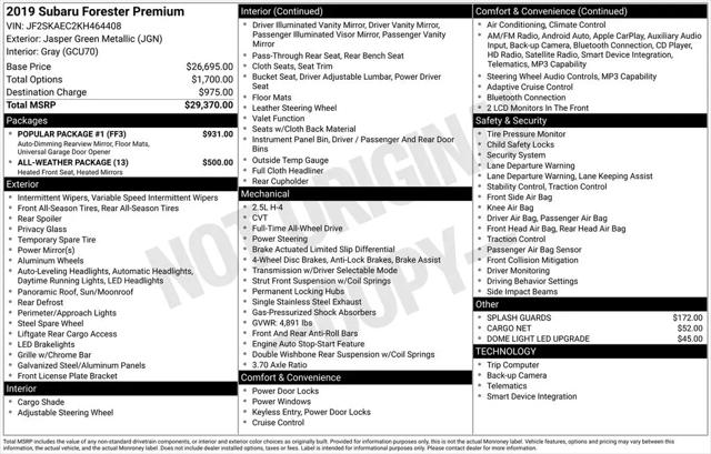 2019 Subaru Forester Premium