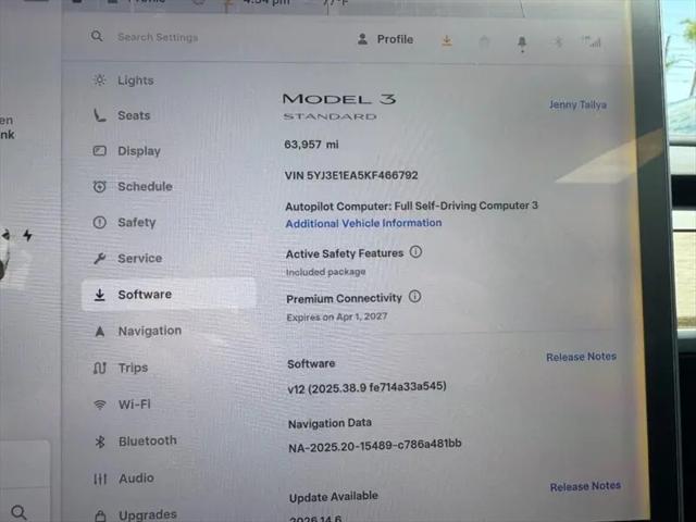 2019 Tesla Model 3 Standard Range