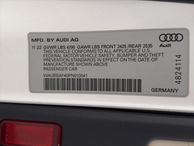 2023 Audi A4 Premium Plus 40 TFSI quattro S tronic