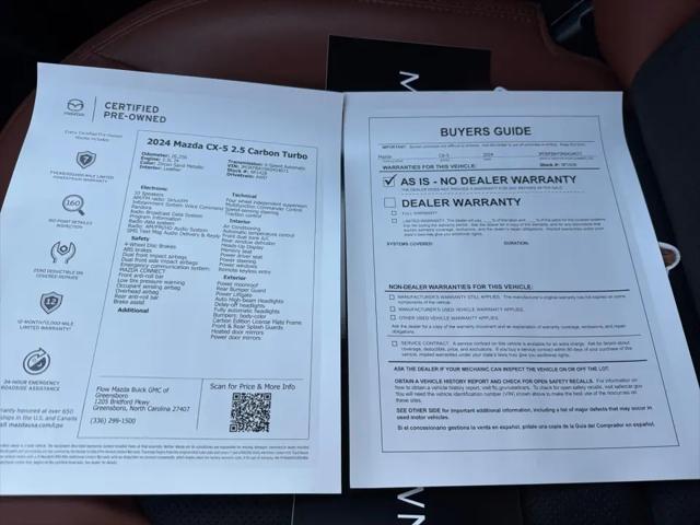 2024 Mazda CX-5 2.5 Carbon Turbo