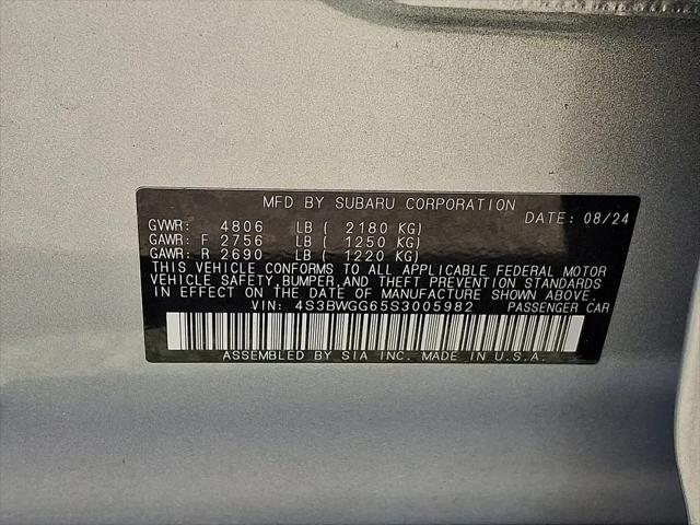 2025 Subaru Legacy Sport