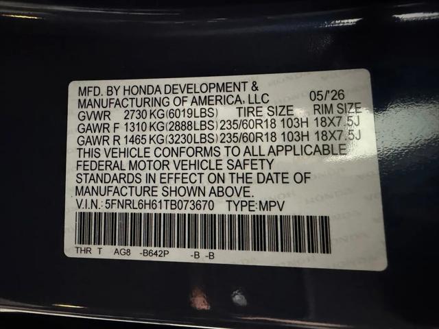 2026 Honda Odyssey EX-L