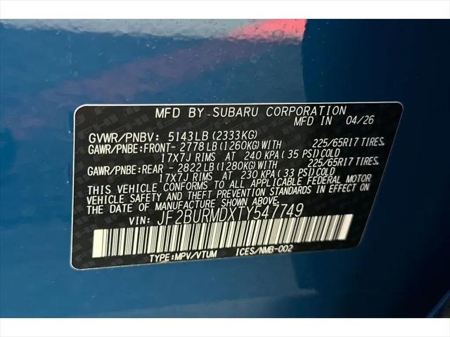2026 Subaru Outback Wilderness