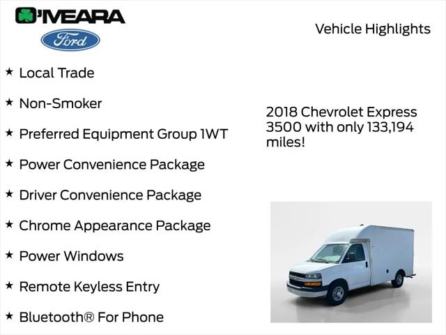 2018 Chevrolet Express Cutaway Work Van