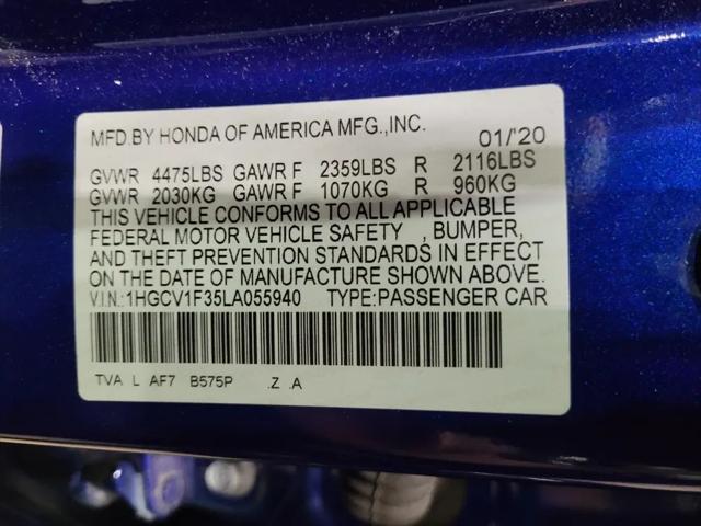 2020 Honda Accord Sport